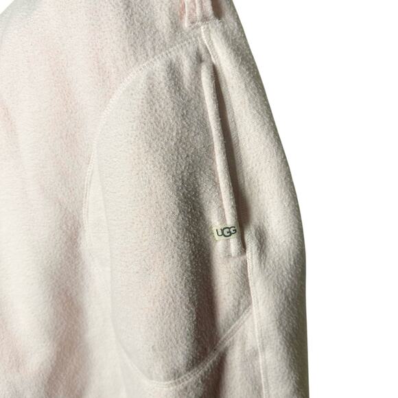 UGG Portola Reversible Robe in Seashell Pink Heather XS - Picture 6 of 9